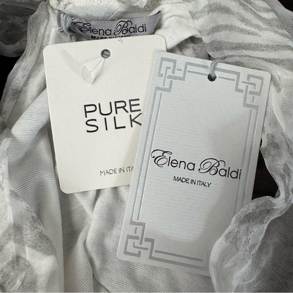 Elena Baldi Silk Sleeveless Blouse - Picture 5 of 6